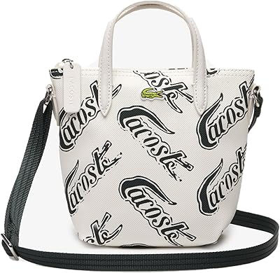 Large tote bag for women L.12.12, printed logo, size S, white, white color, represents a revolted era.. DIAYTAR NIGERIA: Connecting Nigerians with affordable products delivered promptly nationwide.