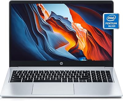 Laptop HP Chromebook 2023 with 15.6-inch HD screen, Intel Pentium N6000 quad-core processor, 8 GB and 192 GB storage (64 GB EMMC card + 128 GB MSD card), HD webcam, 12-hour autonomy battery, Chrome OS.. DIAYTAR NIGERIA makes online shopping accessible to all with budget-friendly prices and reliable delivery.