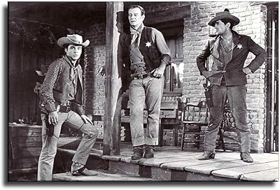 Jjij Martin Ricky Nelson Rio Bravo Western Cowboy John Wayne Dean Poster on canvas and modern wall decoration for family bedroom 40 x 60 cm.. Discover shopping made effortless with DIAYTAR NIGERIA's comprehensive platform and quick shipping.