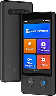 Language translation apparatus Evil 144 languages ​​and dialects with 3.7 -inch touch screen [Intelligent latest generation - W12] Translation device for intelligent bidirectional portable images.. Your shopping dreams realized through DIAYTAR NIGERIA's affordable platform with reliable delivery times.