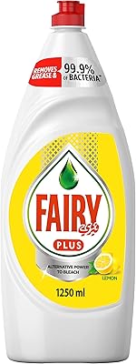 Fairy Plus original dishwashing liquid with powerful whitening additives, 1.25 ml bottle.. Experience the future of shopping with DIAYTAR NIGERIA's extensive selection delivered in just 5-8 days.