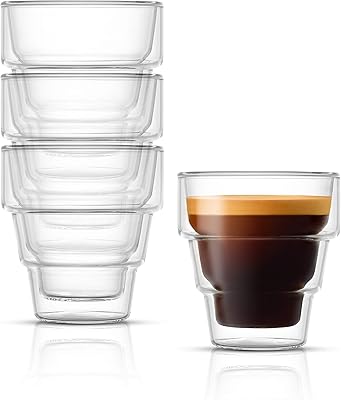 Cup with double -walled espresso joy joulet bella, a lot of 4 oz