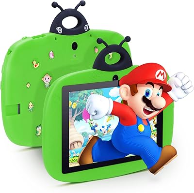 Children's tablet SE IDEA 7 inch, Android tablet CM75 with children's case, children's tablet with iwawa/32 GB/3 GB of RAM/battery 4 hours/smart pc for children's party/green gift gift.. Discover the joy of online shopping with DIAYTAR NIGERIA's budget-friendly prices and reliable shipping.