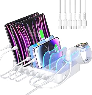 USB SUPEE USB loading base, Multiple USB loading base for several devices, mixed cables included, loading organizer for phones, tablets and other electronic devices, white.. DIAYTAR NIGERIA: Where every shopping need is met with affordable prices and reliable 5-8 day delivery.