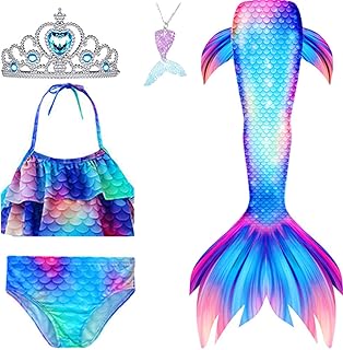 Girl Bathroom 5 -piece Siren tail set of bikini Princess.. DIAYTAR NIGERIA: Your partner in affordable online shopping with reliable 5-8 day shipping nationwide.