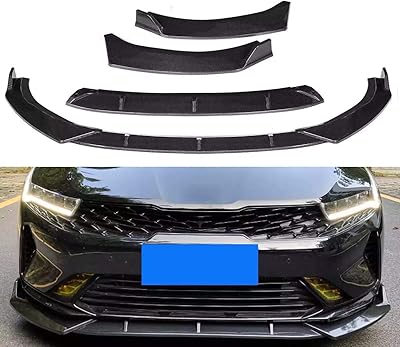 Brilliant black carbon carbon fiber carbon bumper cover, easy to install for Kia K5 2020-2021.. Your new favorite way to shop online — DIAYTAR Nigeria.