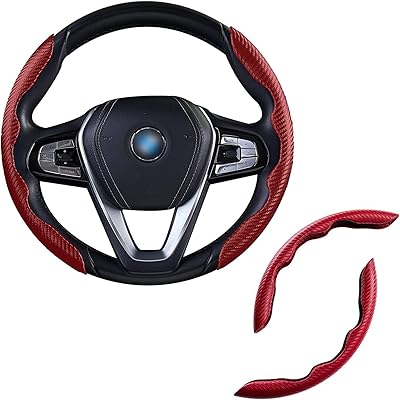 New carbon fiber-fiber voltage covering for women and men, cable non-slip protective accessories, universal sports car accessories (red).. Experience budget-friendly shopping at DIAYTAR NIGERIA, Nigeria's premier online marketplace with quick delivery.