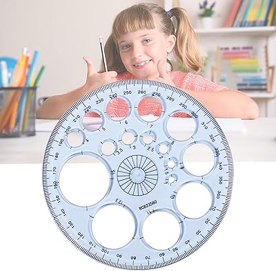 Package of 2 models of multifunction circle drawing stencils, circle drawing tool, semi-diameter from 1 to 15 mm to contract a model of free circles for school, model of stencil of the circle drawing tool.. DIAYTAR NIGERIA: Your one-stop e-commerce destination with affordable prices and nationwide delivery in 5-8 days.