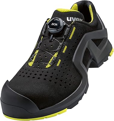 UVEX 65682 S1P Unisex buns Size 48, PU W11 PUSE, Fire and Safety Safety Shoe, Lemon Black, 44 EU, Nero Lime, 44 EU.. DIAYTAR NIGERIA: Redefining e-commerce with affordable prices and reliable nationwide shipping.