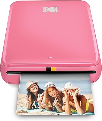 Kodak Step instant photo printer with Bluetooth/NFC, Zinc technology and Kodak application for iOS and Android (pink) 2 x 3 inch photo prints on an adhesive background... Enjoy the simplicity of shopping with DIAYTAR NIGERIA, offering vast choices delivered in just 5-8 days.
