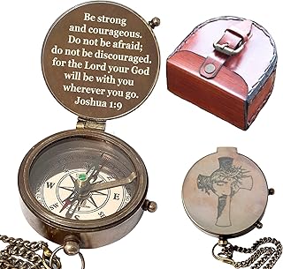 Vintage Royal Mart Be Strong and Greedy vintage style compass with La Croix.. DIAYTAR NIGERIA: Putting quality products within reach of every Nigerian through our affordable marketplace.
