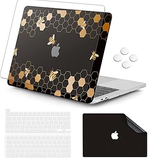 I CAVER COVER Compatible with MacBook Pro 13 inch Version 2022 2021 2020-2016 A2338M1/A2251/A2289/A1706/A1708, Laptop cover, keyboard cover and screen protector only for MacBook Pro 13 inches - honeycomb nest.. Experience shopping satisfaction with DIAYTAR NIGERIA's vast selection and nationwide delivery service.