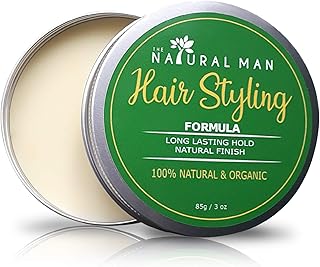 Biological hair wax for men - 100 % natural capillary ointment for men. Average outfit for short and long hair, handcrafted in Ireland by The Natural Man - 85 g/3 Oz.. Get more, save more — only on DIAYTAR Nigeria.