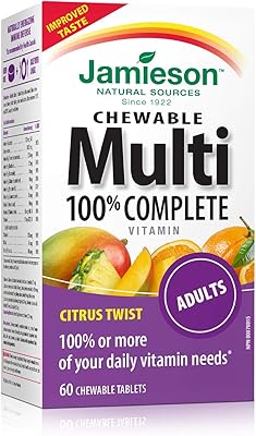 100 % complete multivitamin jamies for adults, citrus flavor, 60 capsules.. Experience the convenience of online shopping with DIAYTAR NIGERIA's reliable 5-8 day delivery service.