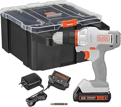 Black drill kit+Matrix 20V max ducker with storage bag (BDCDMT120WCSTFF).. DIAYTAR NIGERIA: Bringing affordable shopping solutions with a diverse product catalog delivered nationwide.