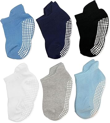 Unisexes children's non -slip socks for infants, 6 pieces, non -slip socks (pack of 6).. Explore limitless products on DIAYTAR Nigeria — at the lowest prices.