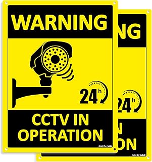 Practical video surveillance warning panel Rubik 20 x 15 cm Plastic panel.. DIAYTAR NIGERIA brings the joy of affordable shopping to your fingertips with delivery in less than 8 days.