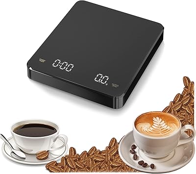 Digital coffee balance, rechargeable coffee balance with timer, drop -down coffee drop with touch sensor and invisible screen, measurements in grams, ounces and milliliters.. Need something fast? Order it now from DIAYTAR Nigeria.