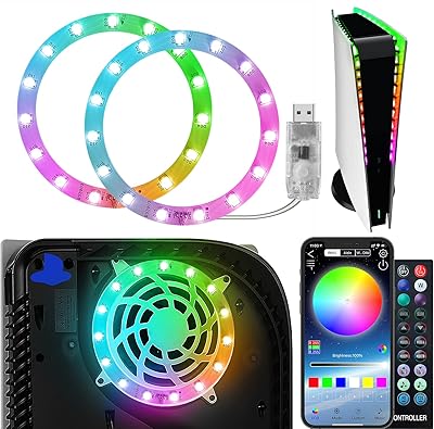 LED lights from the PS5 controller DIY Accessories RGB PS5 with Bluetooth.. From essentials to electronics, DIAYTAR Nigeria ships your order in no time.