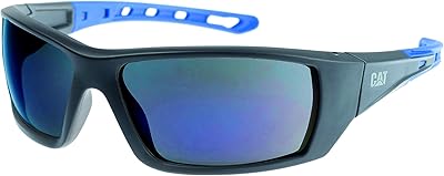Safety glasses Caterpillar 108-AS de Hours, gray/blue, blue glasses, one size.. DIAYTAR NIGERIA: Connecting Nigerians with affordable products through our expansive e-commerce platform.