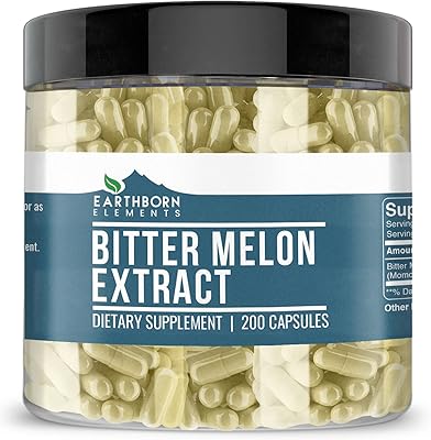 Earthborne Elements 200 bitter, pure and not diluted melon capsules, without additives.. DIAYTAR NIGERIA promises affordability and variety with every purchase, delivered in 5-8 days.