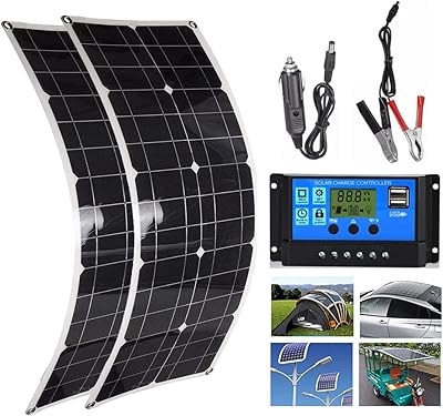 Flexible solar panel kit (100W 200 W 300W 400W 500W 600W) + 40A controller, portable solar panel with 12V USB power supply for motorhome/roof/boat/car/campsite, ultra-light/ultra fine/waterproof, 2x100W.. Nigeria's most loved e-commerce platform delivers affordable shopping solutions to your doorstep.