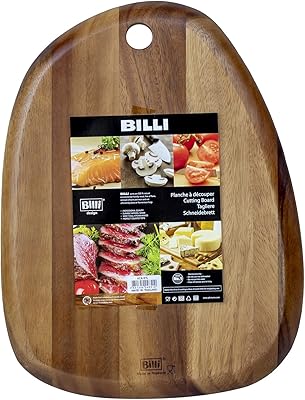 Billy acacia pebble cutting board, size 38 x 28 cm (natural acacia) made in Thailand.. Shop anytime, receive on time — only with DIAYTAR Nigeria.