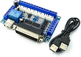 Improved 5 -axis 5 -axis cutting converter interface for Mach3 step -by -step driver + USB cable.. Shop smart, shop DIAYTAR — Nigeria’s trusted e-commerce site.