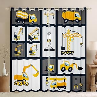 Feel U construction curtains for children's room truck curtains.. Affordable convenience is here — shop DIAYTAR Nigeria today.