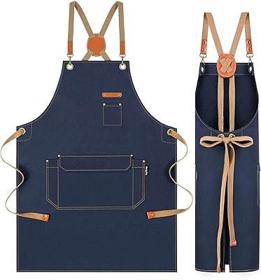 Chef's deck for men and women with pockets, barista decks in cotton for cooking, barbecue, painter.. Easy checkout, quick delivery — shop now on DIAYTAR Nigeria.