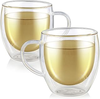 Double wall cups TEPLOM 8 OZ-200 ml Set of 2 glass cups.. DIAYTAR NIGERIA brings affordable shopping to your fingertips with reliable delivery in less than 8 days.