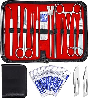 Advanced anatomy kit for medical students with 20 pieces with scalpel knife handle blades for anatomy biology laboratory.. DIAYTAR NIGERIA: Your affordable gateway to thousands of products delivered promptly nationwide.
