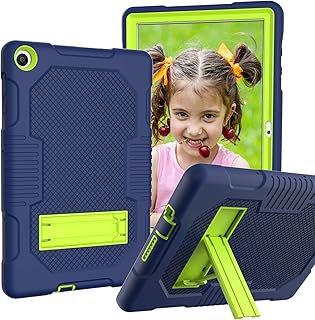 HOSS HPS Compatible with HUAWEI MATEPAD T10 / T10S 9.7 inches 2020 AGR -L09 / AGR -W09, Shock resistant silicone + Polycarbonate 3 in 1 / Resistant armor / Support - Marine + Yellow - Green.. Your go-to destination for affordable online shopping, DIAYTAR NIGERIA delivers in under 8 days.