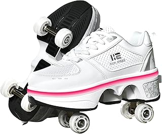 KovoBook Roller Shoes online removable 2 in 1 with invisible wheels for unisex adults, double row walking shoes with invisible wheels for skating and parkour.. Experience DIAYTAR NIGERIA, where extensive product variety meets pocket-friendly prices and reliable delivery.