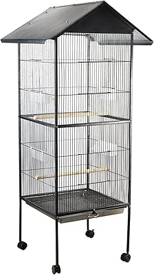 Cage cage in Yntime birds, animal bird cage, large, high and large capacity multifunctional power supply support, easy to clean.. Affordable shopping made easy on DIAYTAR Nigeria, with fast delivery from 5 to 8 days.