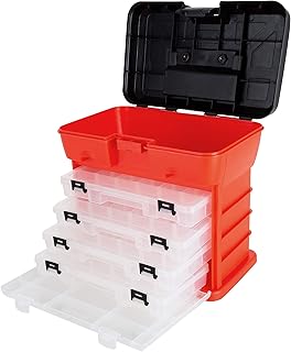 Toolbox with 11-inch Stolort shelves with 4 storage compartments, 75-3182a.. Experience the convenience of one-stop shopping with DIAYTAR NIGERIA's diverse and affordable marketplace.