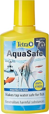 Tetra Aqua SAFE Water conditioner of anti-chlorine aquarium, chloramines and heavy metals to protect fish, yellow, 250 ml, t131^.. DIAYTAR NIGERIA: Where value meets variety with reliable nationwide delivery in under 8 days.