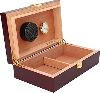 Supwell cigar box, portable cigar case with 2 small magnets, for outdoor travel.. DIAYTAR NIGERIA makes online shopping accessible to all with budget-friendly prices and reliable delivery.