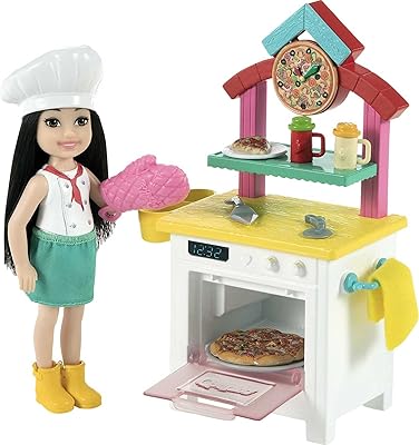 Chelsea barbie box can be pizzaiolo with chelsea brown doll (15.24 cm), pizza oven, 2 spice shakers, pizza tray and more, excellent gift for 3 years and more GTN63.. Shop with confidence at DIAYTAR NIGERIA, offering thousands of products with budget-friendly shipping.