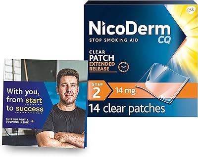 Nicoderm CQ Step2 Nicotine Patchs 14 mg to help quit smoking with the behavior support program - Stop Smoke Aid, 14 units.. DIAYTAR NIGERIA: Where every shopping need is met with affordable prices and timely delivery.