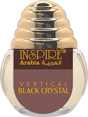 Inspire Arabia Vertical Black Crystal CPO - 20ml - Concentrated perfume oil for long -term Attar Unisex fragrance.. DIAYTAR NIGERIA brings online shopping to every Nigerian with affordable prices and reliable shipping.