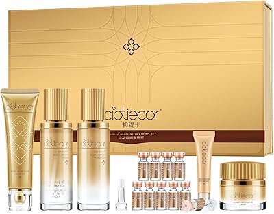 Veiden Series Set of Korean essence skin, Sets of anti-aging skin care, beauty kits after Korean make-up removal, face cleaner, essence of exquisite moisturizing toner emulsion.. DIAYTAR NIGERIA: Your trusted partner for affordable online shopping with reliable delivery timeframes.