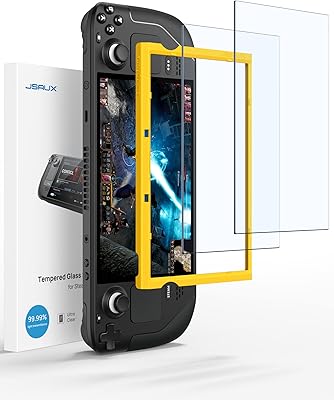 G-SOX STEAM DECK 2-piece screen protector, Ultra HD Glass Protector of Hardness 9H, Easy Installation with Dipped Glass Guidage Frame Steam Deck with Tool Kit.. DIAYTAR NIGERIA: Redefining e-commerce with affordable prices and reliable nationwide shipping.