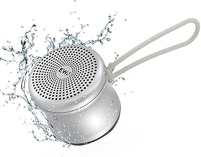EWA A119 Mini Bluetooth speaker with strap, mini speaker with bass radiator, waterproof IPX7, small but powerful, portable speaker in super cute metal for the house, the desk, the trips and the outside (silver).. Shop with confidence at Nigeria's leading affordable e-commerce platform with reliable delivery services.