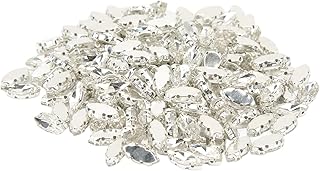 Rhinestone horse eyes, 200 pieces 7x15mm shiny exquisite horse anti -loss horse rhinestone for DIY clothes.. Browse, shop, and receive — DIAYTAR Nigeria keeps it simple.