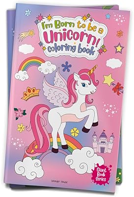 Coloring book I was born to be a unicorn - series of giant books: giant size coloring book for children.. Experience the joy of discovery with DIAYTAR NIGERIA's vast catalog and nationwide affordable delivery.