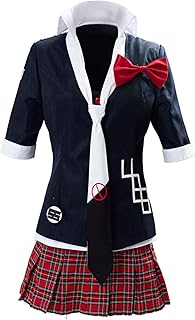 Cosplay junko enoshima school jacket for Uu style women, coat with tie top and skirt, full set of costumes.. Shop like never before with DIAYTAR NIGERIA's comprehensive marketplace and budget-friendly shipping.