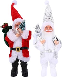 Toyvian 2 pieces Christmas decoration Santa Claus, Santa Claus doll figurine, hanging ornament for Christmas tree, holiday feast, home decoration.. DIAYTAR NIGERIA: Your one-stop e-commerce destination with affordable prices and nationwide delivery in 5-8 days.