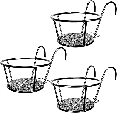 Plantation baskets hanging 7 inch baskets of wrought iron hanging for patio.. Your shopping dreams realized through DIAYTAR NIGERIA's affordable platform with reliable delivery times.