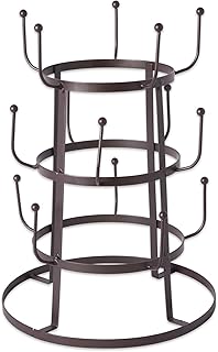 Home traditions tree support in ancient metal at 3 levels for table or pantry, suitable for coffee cups, cups and mugs, brown Z01417.. Wide range, low cost, fast delivery — that’s DIAYTAR Nigeria.